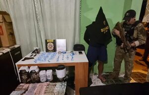 SENAD interviene foco de venta de cocaína en Villa Hayes - .::Agencia IP::.