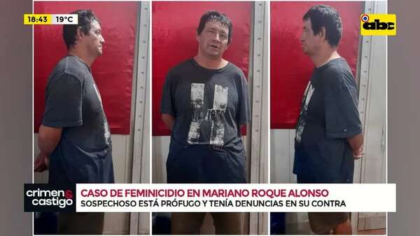 Video: Policía capturó y Fiscalía liberó a supuesto feminicida ahora prófugo - Crimen y castigo - ABC Color