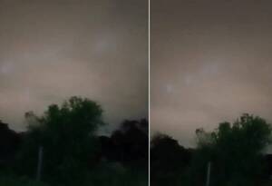 [VIDEO] ¿Y estas luces? Posteo en redes sociales deja ver algo misterioso en el cielo
