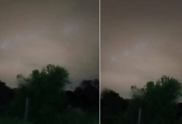 [VIDEO] ¿Y estas luces? Posteo en redes sociales deja ver algo misterioso en el cielo