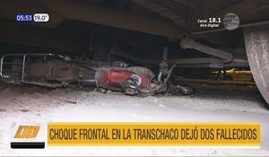 Choque frontal dejó dos fallecidos en Benjamín Aceval | Telefuturo