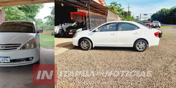 HURTARON UN AUTOMÓVIL EN JOSÉ LEANDRO OVIEDO - Itapúa Noticias