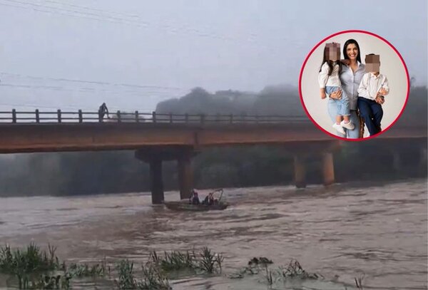Sigue la búsqueda de madre e hijos aparentemente desaparecidos en el río Monday