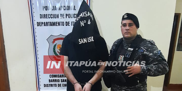 DETUVIERON A PRESUNTO DELINCUENTE EN ENCARNACIÓN - Itapúa Noticias