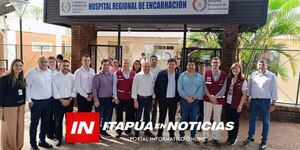 DIRECTOR DE LA EBY SUPERVISÓ OBRAS EN EL HOSPITAL REGIONAL DE ENCARNACIÓN  - Itapúa Noticias