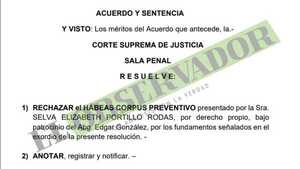 Sala Penal afirma que “Ña Selva” debe comparecer para levantar orden de detención