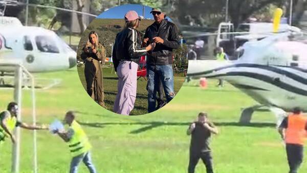 Ex jugador de Cerro llenó tres helicópteros con víveres para víctimas de inundación