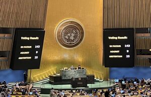 Por abrumadora mayoría Asamblea General de la ONU vota a favor de Palestina - El Independiente
