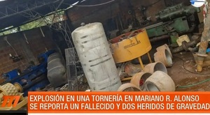 Un muerto y dos heridos tras explosión en una tornería - Noticias Paraguay