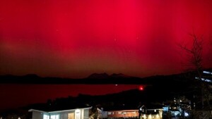 Espectaculares auroras boreales en varios países