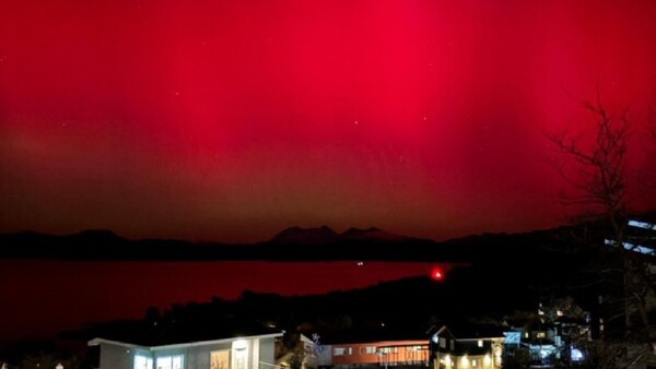 Espectaculares auroras boreales en varios países