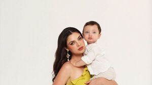 Nadia Ferreira celebró el Día de la madre