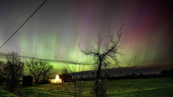 Nueva noche propicia para las auroras boreales, en plena tormenta solar