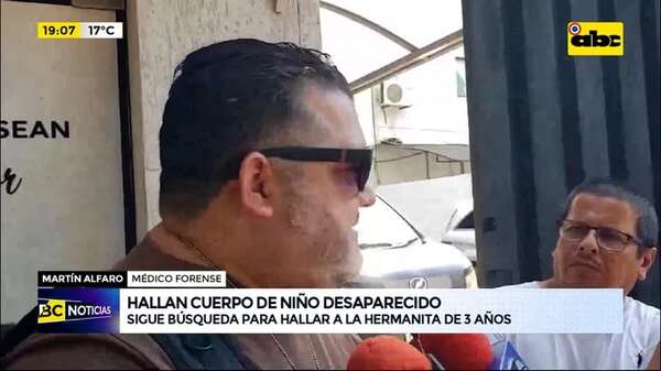 Presidente Franco: hallan cuerpo de uno de los niños desaparecidos - ABC Noticias - ABC Color