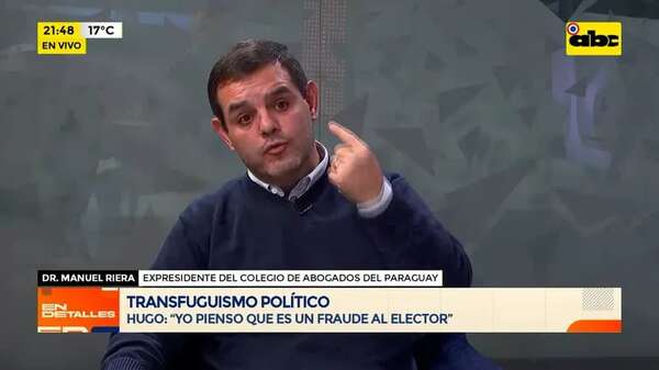 Video: ‘’En mi opinión no genera crisis alguna, es un fenómeno común y corriente de formación de mayoría’' - En Detalles - ABC Color