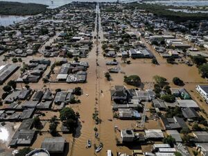 Los ríos aumentan su caudal en el sur de Brasil luego de las últimas lluvias