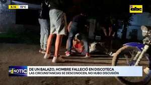 Villa Hayes: De un balazo, hombre falleció en discoteca - ABC Noticias - ABC Color