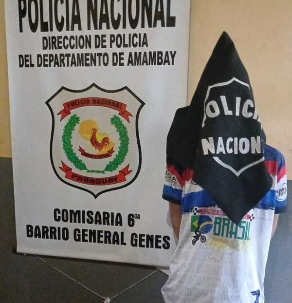 Policía aprehendió a joven luego de que vecinos alegaran agresión a su madre
