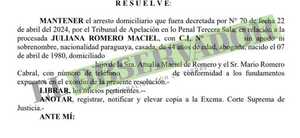 Actuaria judicial procesada por presunta adulteración de expediente seguirá con arresto domiciliario