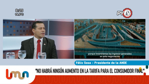 Itaipu compensará gasto adicional de la ANDE para mantener tarifa de los usuarios, afirmó Sosa - .::Agencia IP::.