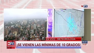 Se viene el clima invernal con mínimas de 11 °C, vaticinan - Noticias Paraguay
