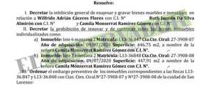 Ordenan embargo preventivo de propiedades relacionadas a Wilfrido Cáceres