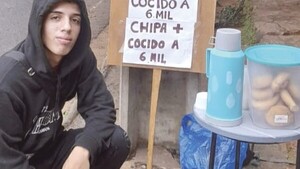 Salió de las drogas y ahora vende chipa y cocido