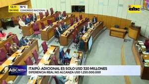 Itaipú: adicional es de solo US$ 320 millones, admite Gobierno  - ABC Noticias - ABC Color