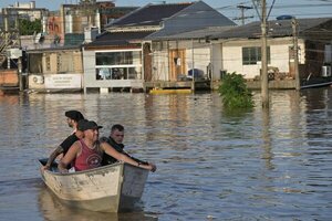 Inundación en Brasil afecta a Uruguay y Argentina