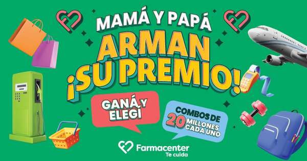La Nación / Con Farmacenter mamá y papá arman su premio