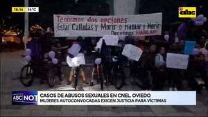 Casos de abusos sexuales en Cnel. Oviedo: mujeres autoconvocadas exigen justicia para víctimas - ABC Noticias - ABC Color