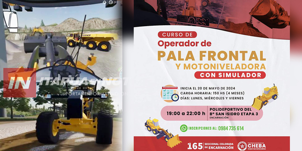 SECCIONAL COLORADA LANZÓ CURSO DE OPERADOR Y PALA FRONTAL EN ENCARNACIÓN - Itapúa Noticias