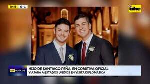 Video: hijo de Santiago Peña integra comitiva oficial con rumbo a Estados Unidos y Taiwán - ABC Noticias - ABC Color