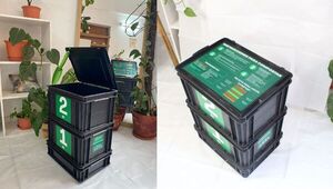 Cumple un ciclo: Nación del Compost tiene las primeras composteras fabricadas con plástico reciclado