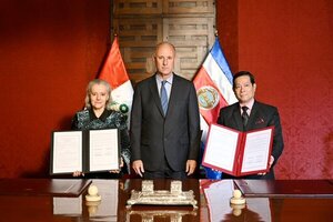 Perú y Costa Rica suscriben tratado contra crimen transnacional