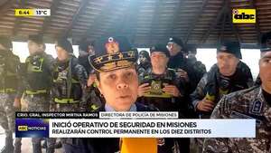 San Juan Bautista: Inicio operativo de seguridad del grupo Lince - ABC Noticias - ABC Color