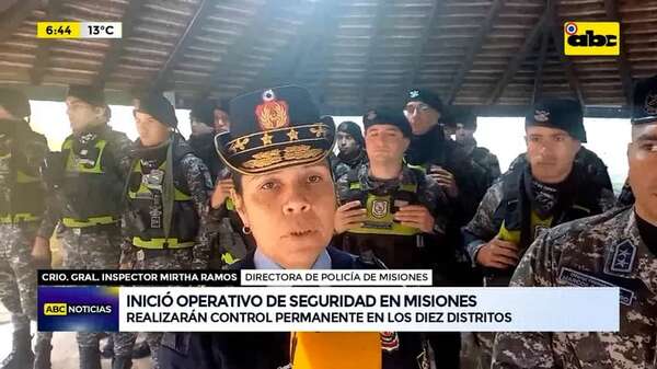 San Juan Bautista: Inicio operativo de seguridad del grupo Lince - ABC Noticias - ABC Color