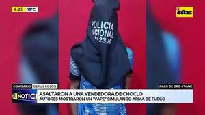 Video: Asaltaron a una vendedora de choclo  - ABC Noticias - ABC Color