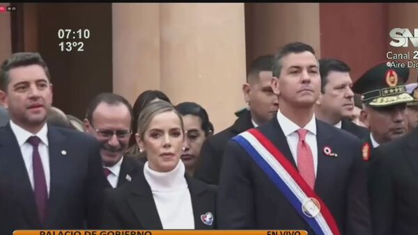 Dan inicio a los actos oficiales por la Independencia Nacional en el Palacio de Gobierno - SNT
