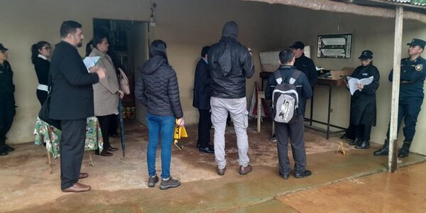 Fiscal realiza reconstrucción de doble homicidio en Caazapá