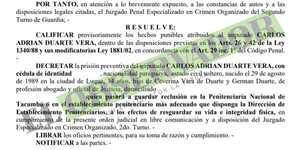 Abogado ligado a esquema narco cumplirá prisión preventiva en Tacumbú