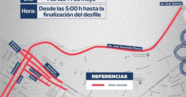 La Nación / Calles del microcentro estarán clausuradas hasta este miércoles
