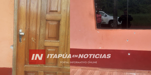 BALEARON UNA VIVIENDA EN EL BARRIO PARAÍSO DE ENCARNACIÓN - Itapúa Noticias