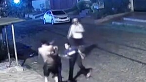 Video: Motochorro fue brutalmente golpeado por sus víctimas en un intento de asalto