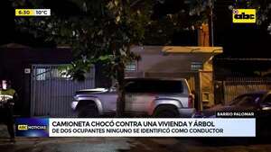 Video: Una camioneta chocó contra una vivienda   - ABC Noticias - ABC Color