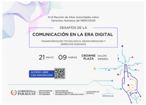 Seminario "Comunicación en la Era Digital" en el marco de reunión de autoridades del Mercosur - .::Agencia IP::.