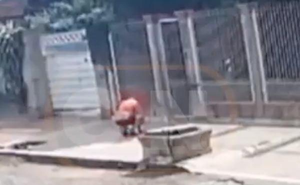 Pozo ciego explotó y quedó con graves heridas - C9N