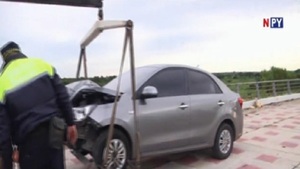 Conductor causó accidente en zona de la Costanera de Asunción y abandonó su vehículo - Noticias Paraguay
