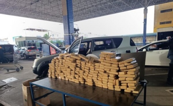 Paraguayo fue detenido con 150 kilos de marihuana en Foz