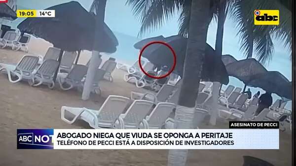 Caso Pecci: abogado niega que viuda se oponga a peritaje de teléfono celular - ABC Noticias - ABC Color